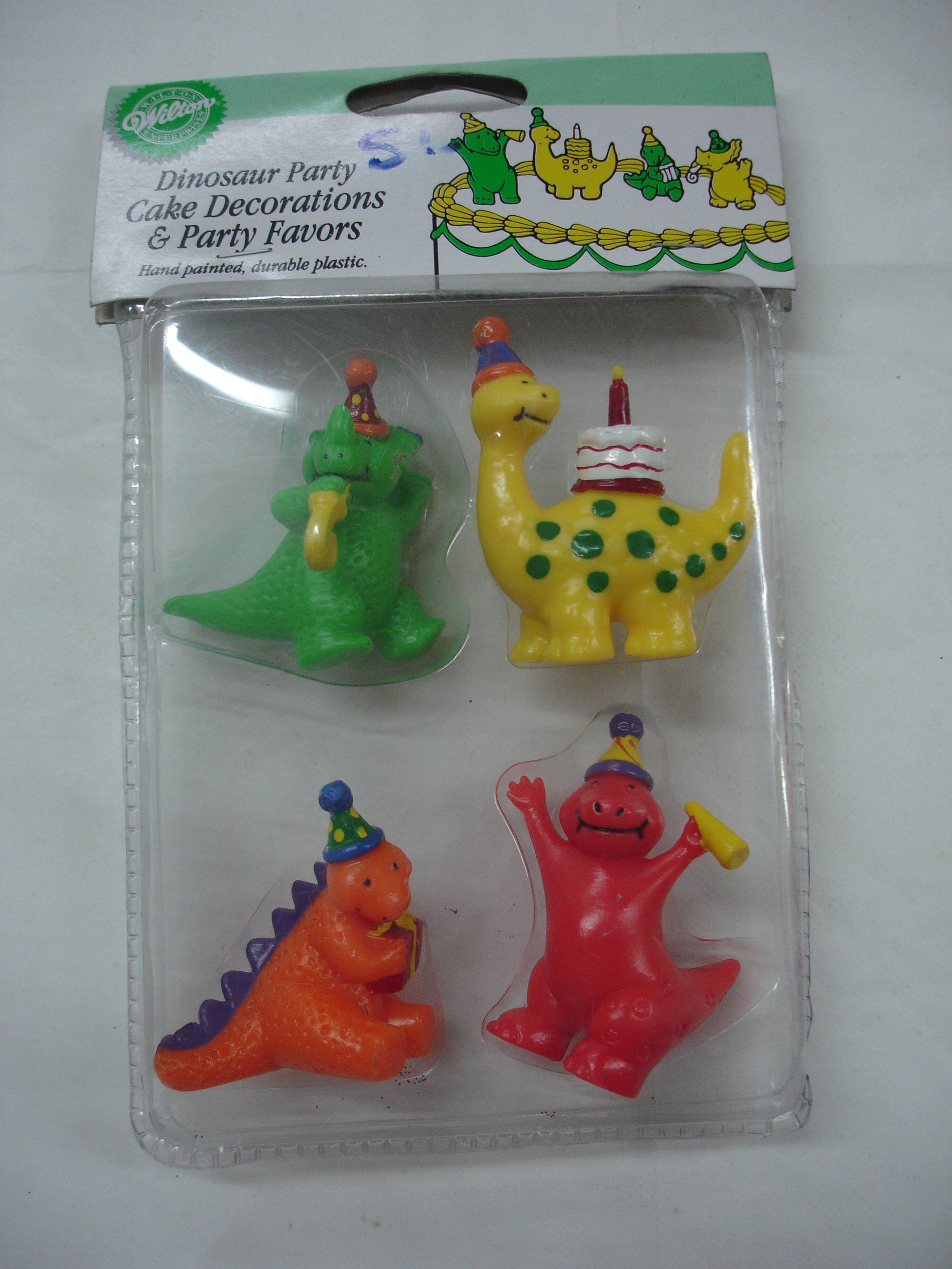 Dinosaur Party Cake Decorations and Party Favor
